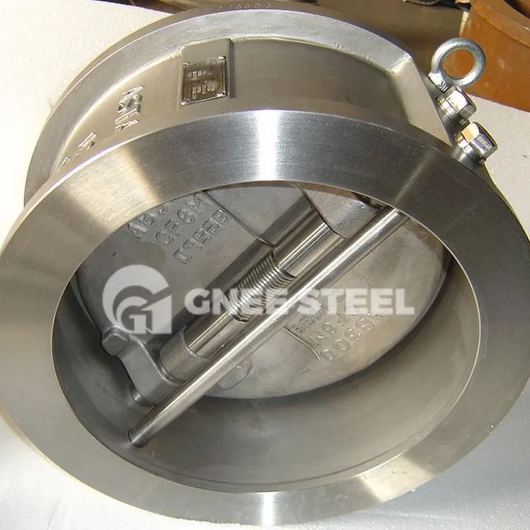 Swing-type wafer-terugslagkleppen