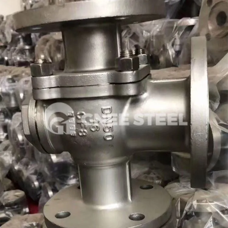 3-weg kogelkraan van roestvrij staal