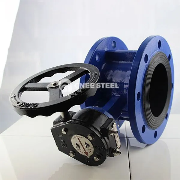 Gietijzeren flens vlinderkleppen