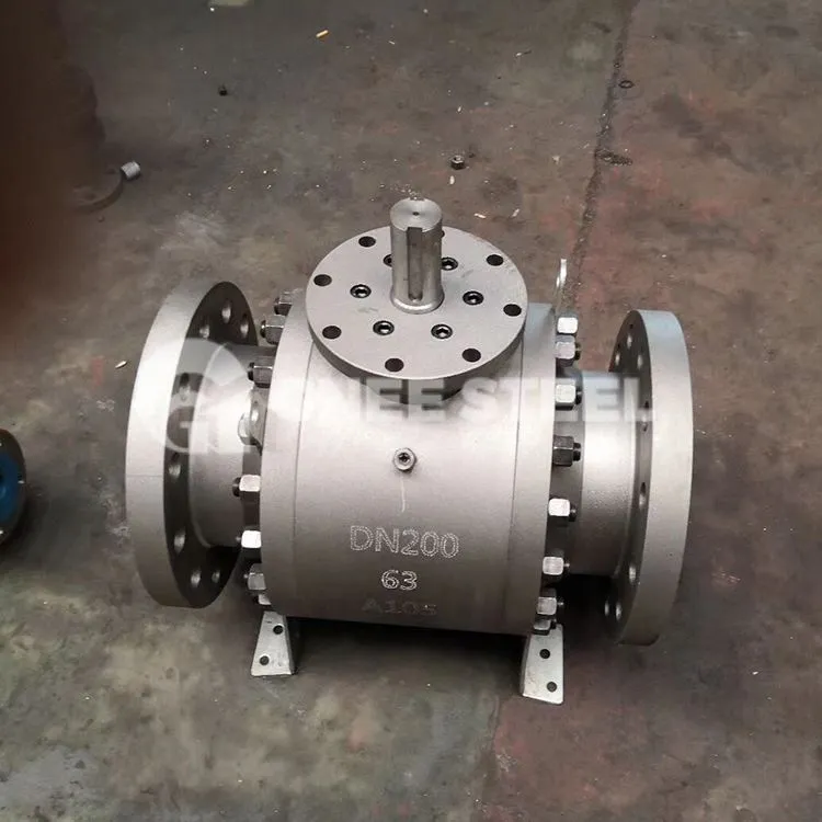 Cryogene kogelkraan met boveninvoer en draaipuntmontage