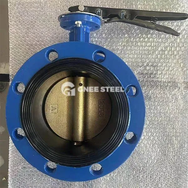 Dubbele flens vlinderkleppen