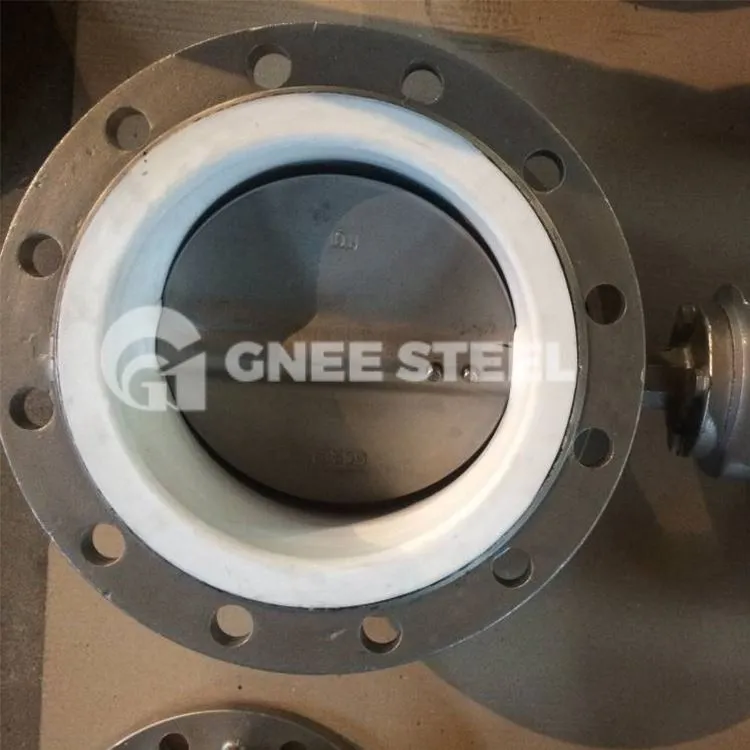 Dubbele offset gietijzeren vlinderklep