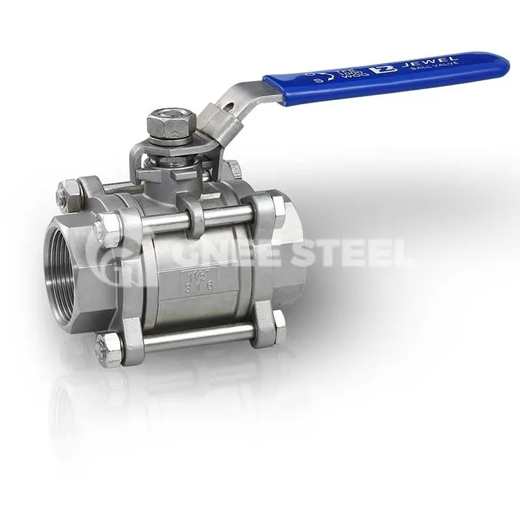 Gesmeed stalen 3-stuk kogelkraan