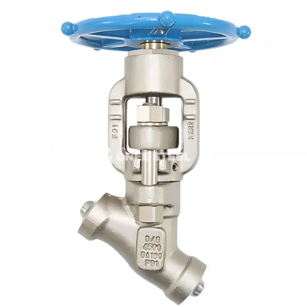 Hoge druk Y Type Globe -klep