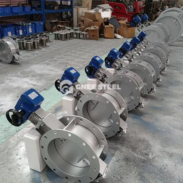 Vlinderkleppen op hoge temperatuur