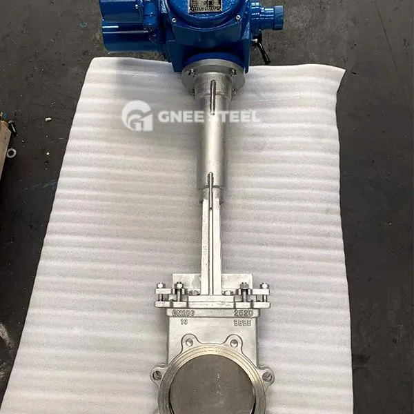 Mes met hoge temperatuur poortklep