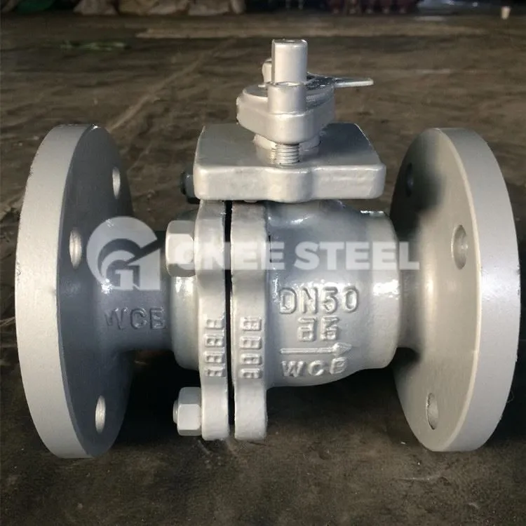 Metalen flenskogelkranen