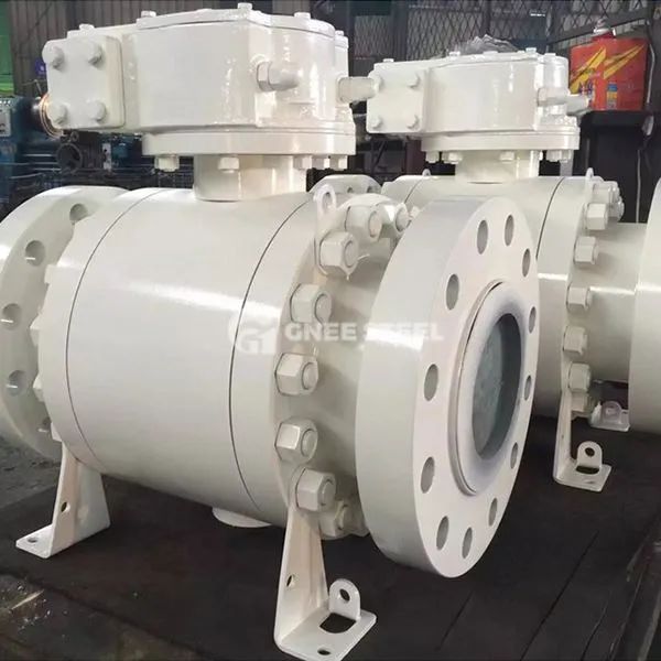 Metaal zittende tunnion ballventiel