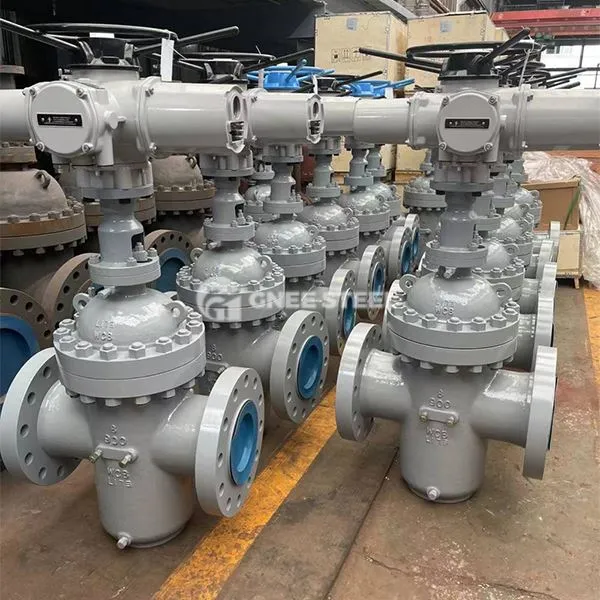 Parallelle poortklep met dubbele schijven