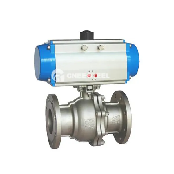 Pneumatische drijvende kogelventiel