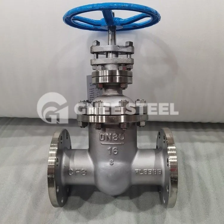 Stijgende spindel metalen zitting afsluiter