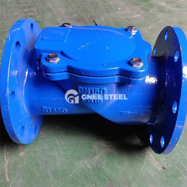 Rubberen flapper terugslagklep