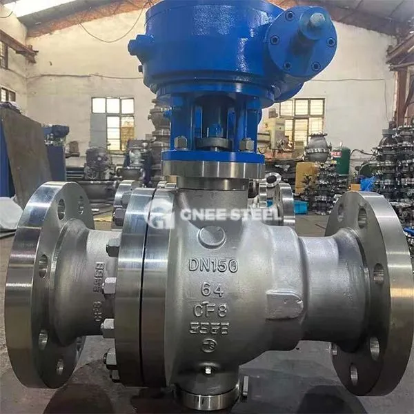 SS Ball Valve Flens Type