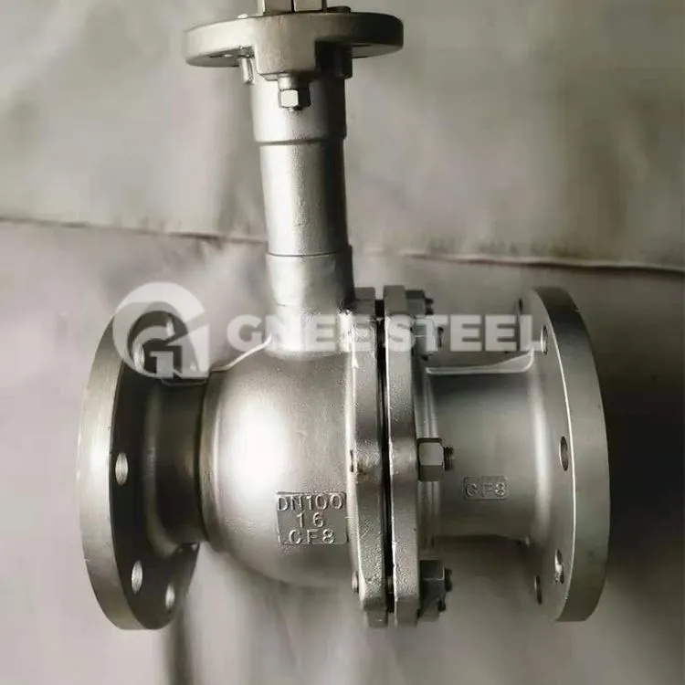 Cryogene kogelkranen van roestvrij staal