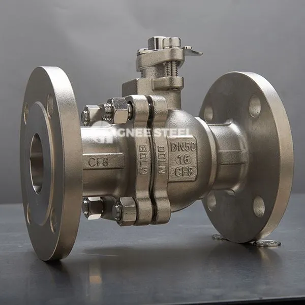 Roestvrijstalen zwevende kogelventiel