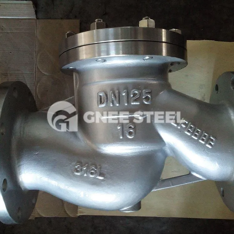 Terugslagklep van het zwenktype