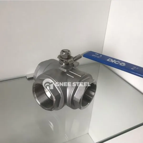 Drieweg handmatige klep