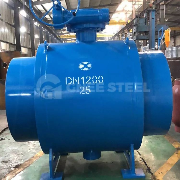 Draaipunt kogelkranen volledig gelaste behuizing